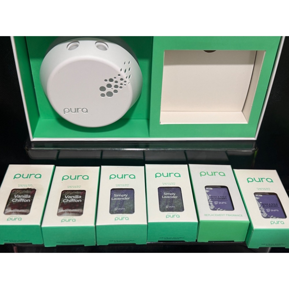 Pura Smart Fragrance Device with Vanilla Chiffon Simply Lavender & Blackberry - Picture 2 of 4